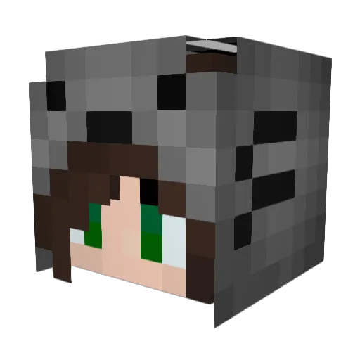 Emsbourne2000 Minecraft avatar head, 3D render