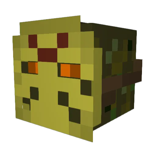 Emsbryu Minecraft avatar head, 3D render