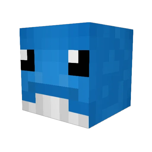 Emsikay Minecraft avatar head, 3D render