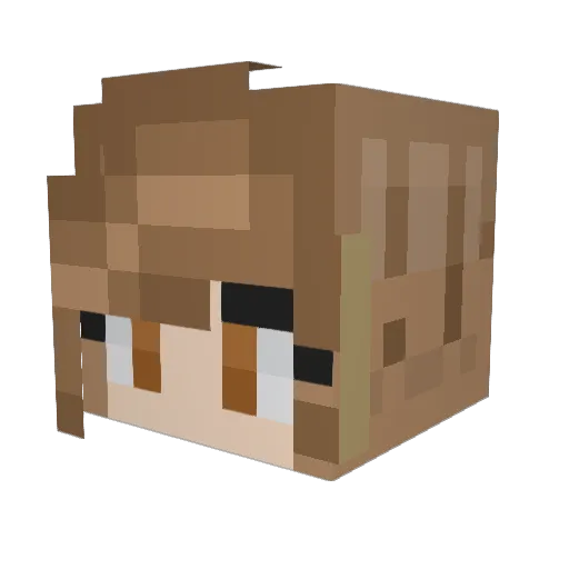 Emtoll Minecraft avatar head, 3D render
