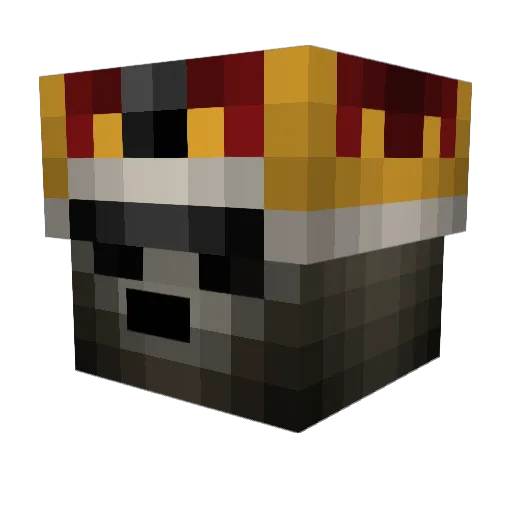 Emtwo0 Minecraft avatar head, 3D render