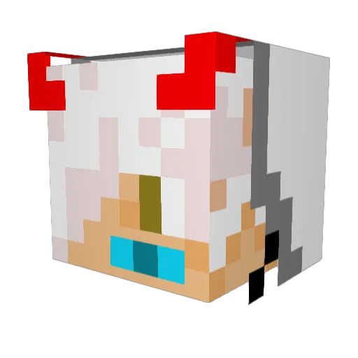 EmuToytle13 Minecraft avatar head, 3D render