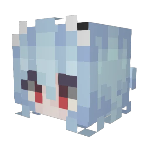 Emu_Otor1 Minecraft avatar head, 3D render