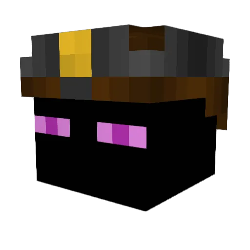 Emund Minecraft avatar head, 3D render