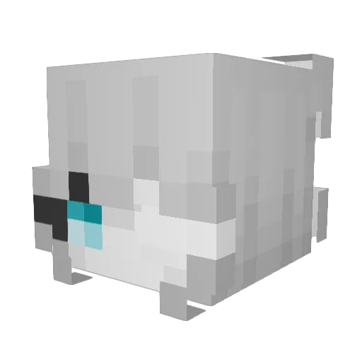 Emverss Minecraft avatar head, 3D render