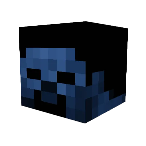 Emxnnn Minecraft avatar head, 3D render