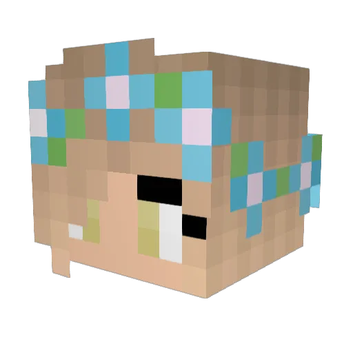 Emz2009 Minecraft avatar head, 3D render