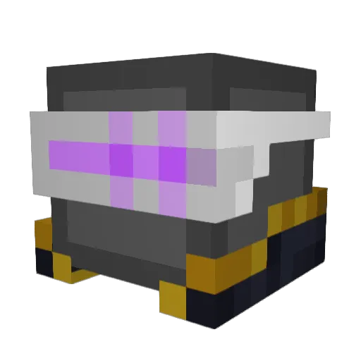 Emziechu Minecraft avatar head, 3D render