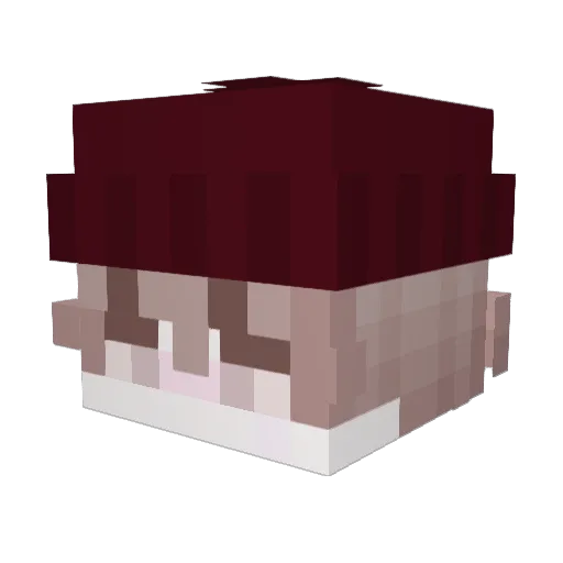 En4ikoff Minecraft avatar head, 3D render