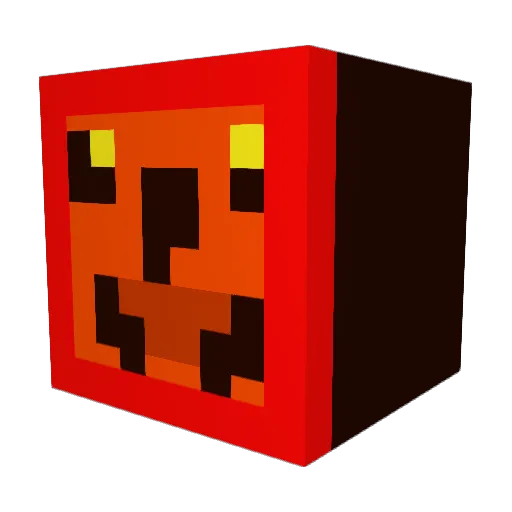 EnAnanas Minecraft avatar head, 3D render