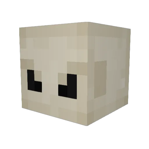 EnDousMan Minecraft avatar head, 3D render