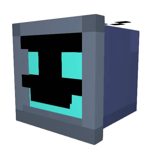 EnGinEAR_ Minecraft avatar head, 3D render