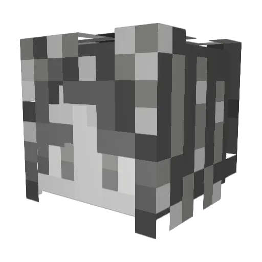 EnIlse Minecraft avatar head, 3D render