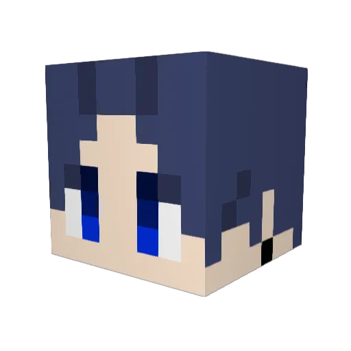 EnMa915 Minecraft avatar head, 3D render