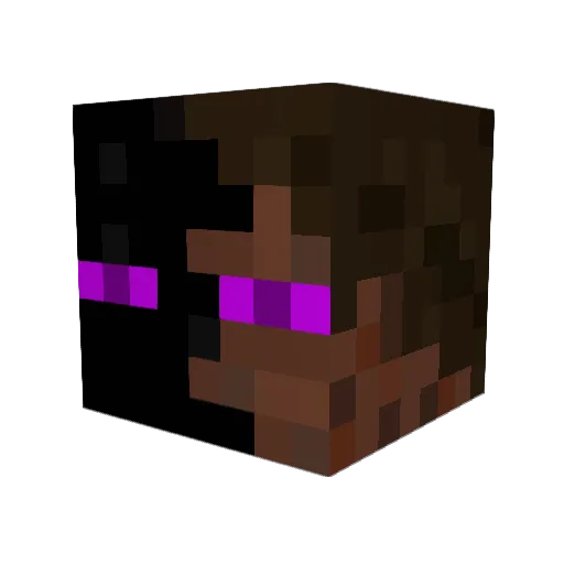EnResolution Minecraft avatar head, 3D render