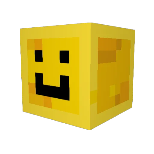 EnWeLL Minecraft avatar head, 3D render