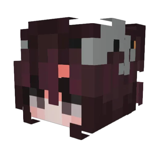 En_owo Minecraft avatar head, 3D render