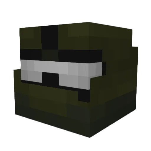 EnableTheGame Minecraft avatar head, 3D render