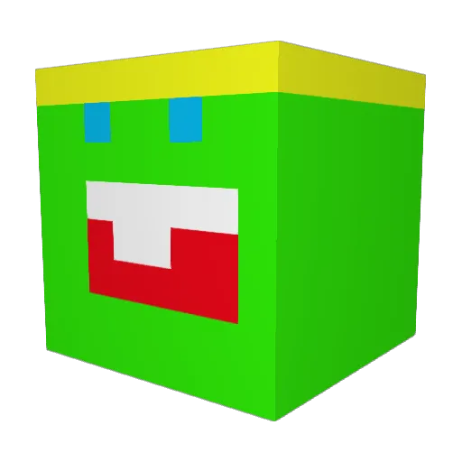 Enagma21 Minecraft avatar head, 3D render