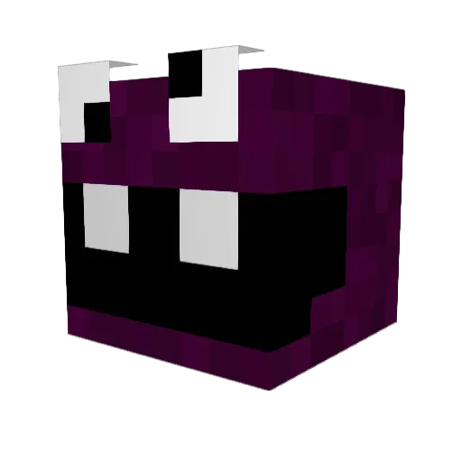 Enaiw Minecraft avatar head, 3D render