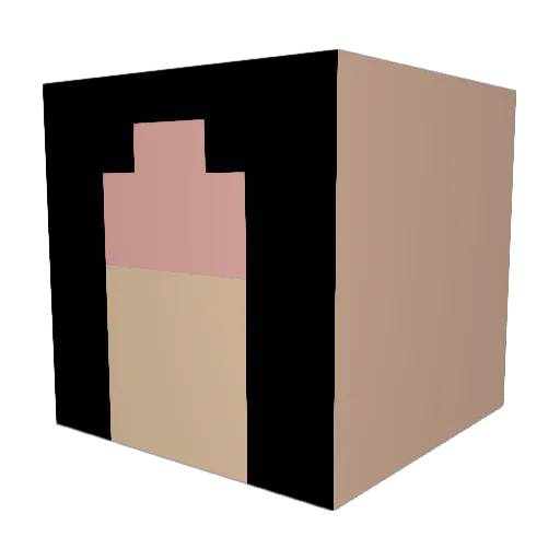 Enas7y Minecraft avatar head, 3D render