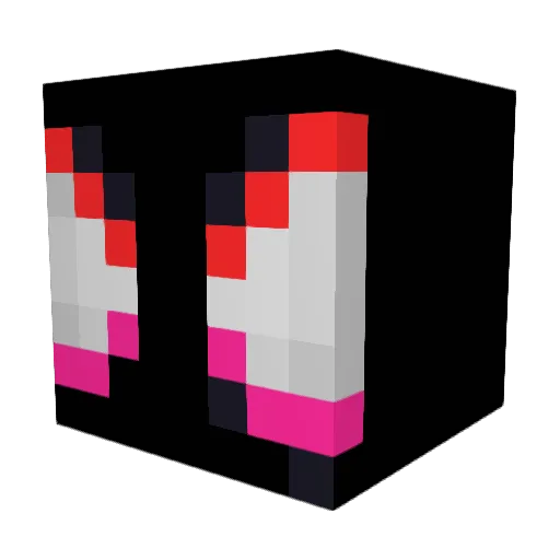 EnatSquared Minecraft avatar head, 3D render