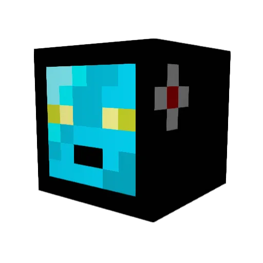 Enato0802 Minecraft avatar head, 3D render