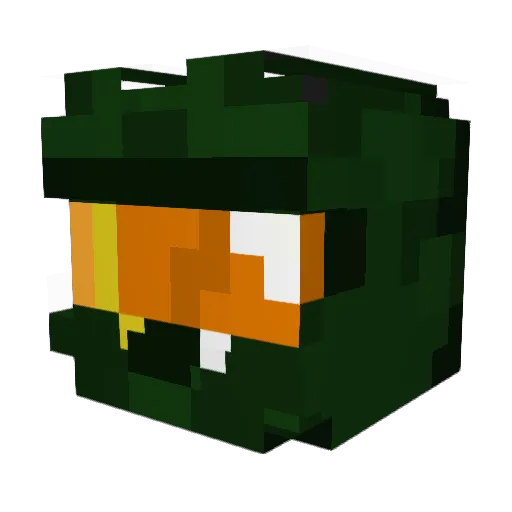 Enaz44 Minecraft avatar head, 3D render