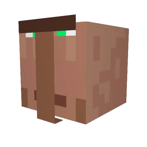 Enbenn3 Minecraft avatar head, 3D render