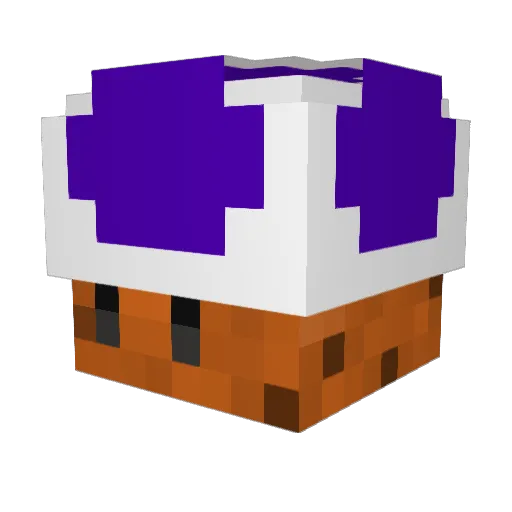 Enchantar Minecraft avatar head, 3D render