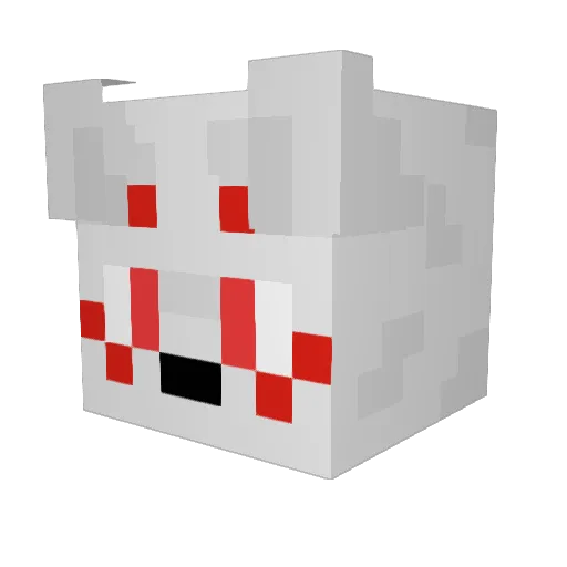 EnchantedDirt456 Minecraft avatar head, 3D render