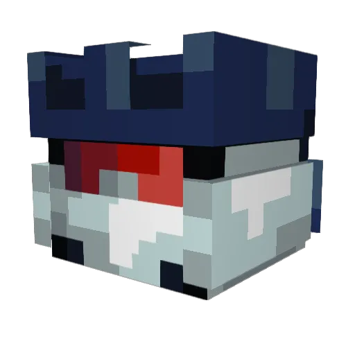 EnchantedLamb Minecraft avatar head, 3D render