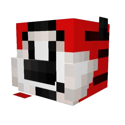 EnchantedSnipe Minecraft avatar head, 3D render