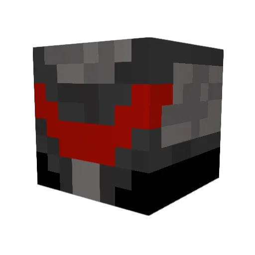 EnchantedSteel Minecraft avatar head, 3D render