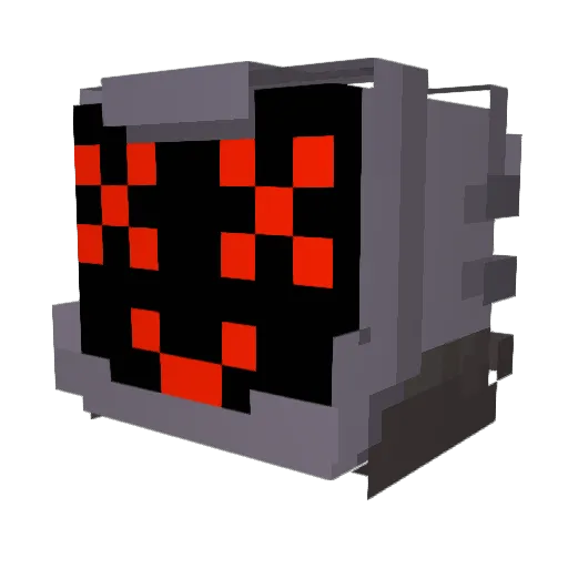 Enchiridion Minecraft avatar head, 3D render