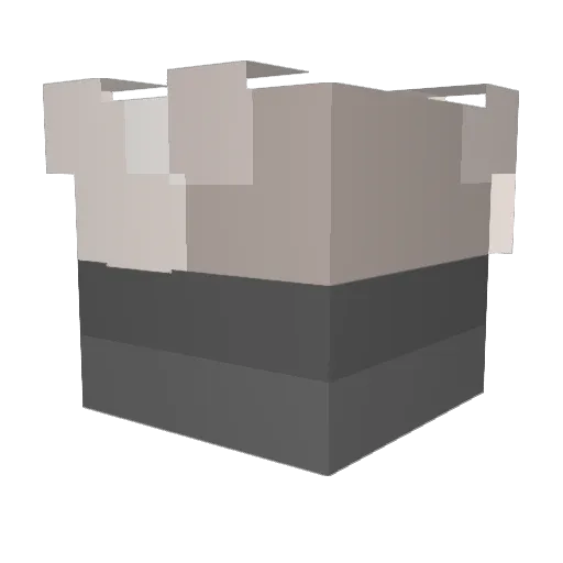 Enci_itz Minecraft avatar head, 3D render
