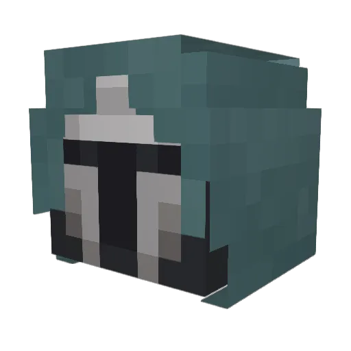 EnclaveCommander Minecraft avatar head, 3D render