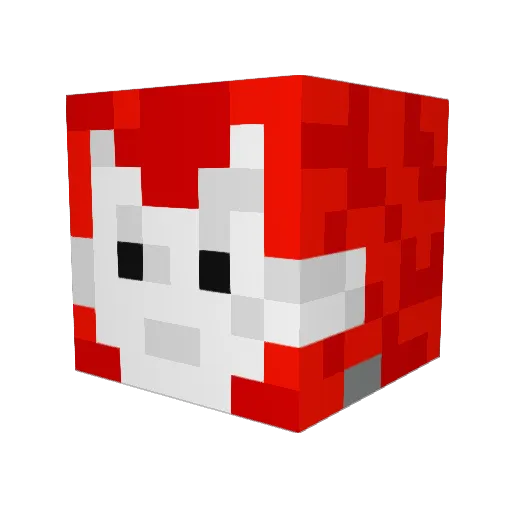 Enco86 Minecraft avatar head, 3D render