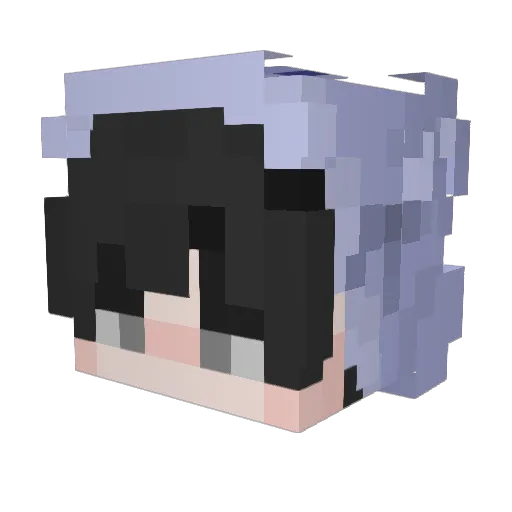 EncodedCode Minecraft avatar head, 3D render