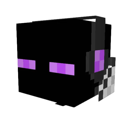 End3rgamer Minecraft avatar head, 3D render