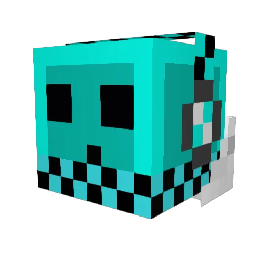 EndKing9901 Minecraft avatar head, 3D render