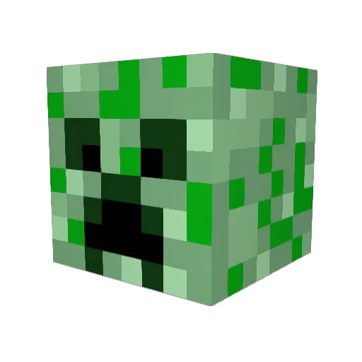 EndKnight1000 Minecraft avatar head, 3D render