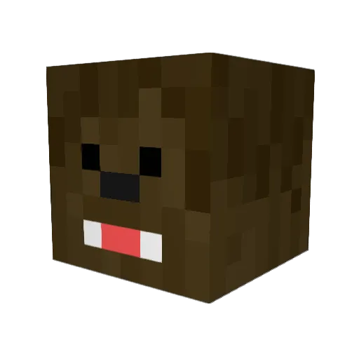 EndOfGreen616 Minecraft avatar head, 3D render
