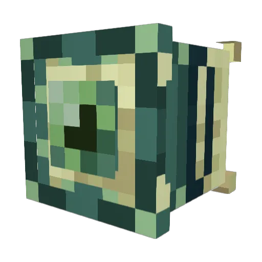 EndP0rtalFrame Minecraft avatar head, 3D render