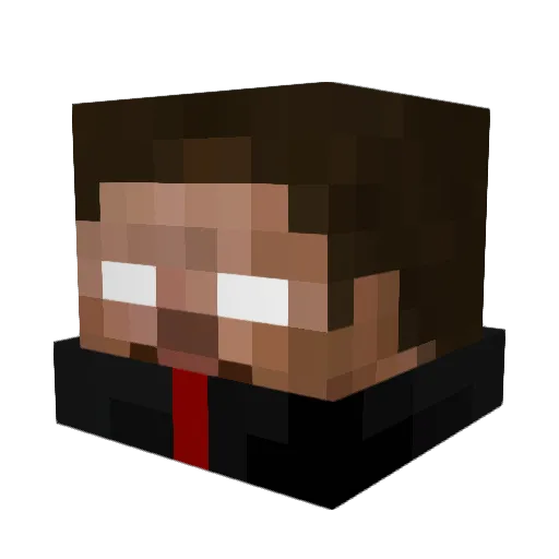EndSlayer37 Minecraft avatar head, 3D render