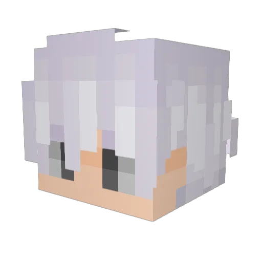 End_Flame Minecraft avatar head, 3D render
