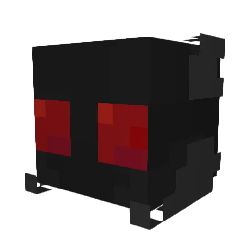 End_Islands Minecraft avatar head, 3D render