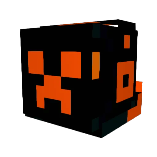 Endaris Minecraft avatar head, 3D render