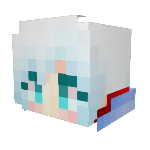 Endeavors2 Minecraft avatar head, 3D render