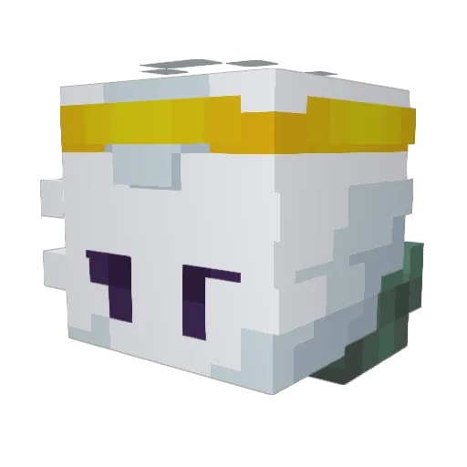 EndedAnderson Minecraft avatar head, 3D render